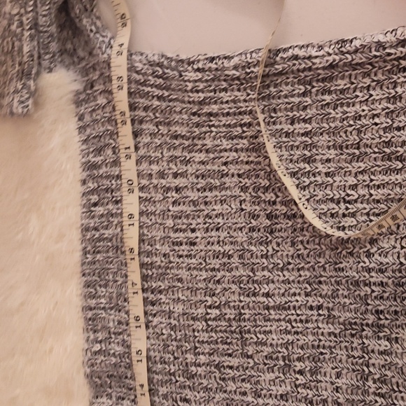 Vince Camuto Womens Eyelash And Marled Knit Sweater Soft Fuzzy Crew Neck - Picture 4 of 7